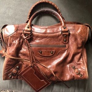 Balenciaga City 2007 Brown Congnac Preloved
